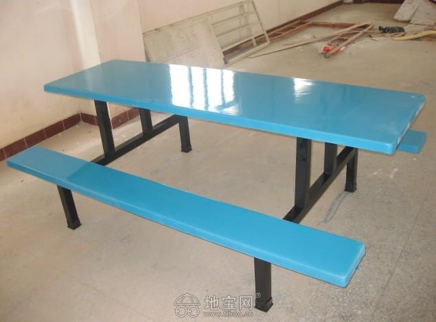 六人位九江员工餐桌椅，九江食堂餐桌椅定做_2